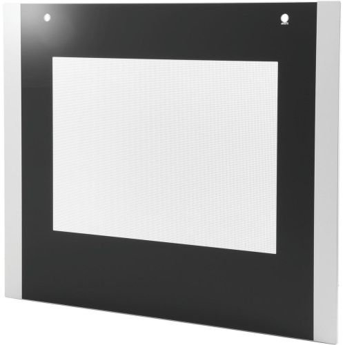 Bild: Frontglasscheibe für 60cm Geräte, Farbe:schwarz,Edelstahl 00776116