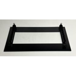 Frontscheibe Mikrowelle Electrolux 5551184046 mattschwarz, 592x3