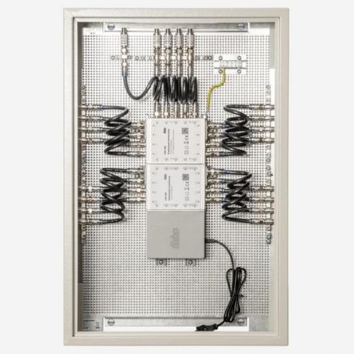 Bild: Fuba FMP 516 SL Multischalter-Paneel im Gehäuse,1 Sat,f.16TN,kompl.vormontiert