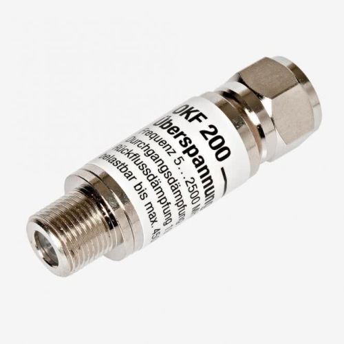 Bild: Fuba OKF 200 F-Überspannungsschutz max. 4500A,5-2500MHz,F-Stecker/F-Buchse