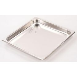 Garbehälter Dampfschale Edelstahl, Größe L, 354x344x40ungelocht 11037094