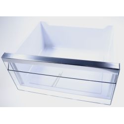 Gefrierfachschublade für Kühlschrank Vestel 42288118 Griff weiß/grau
