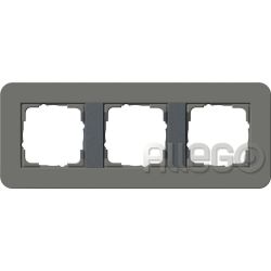 Gira 0213423 Abdeckr. 3f Gira E3 Dklgrau/Anthrazit