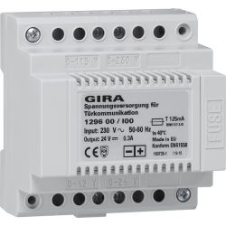 Gira 129600 Spannungsversorgung REG 24V DC 300mA für KNX oder Türkommunikation