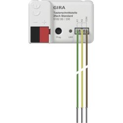 GIRA 518200 Tasterschnittst. 2f Standard KNX Secure