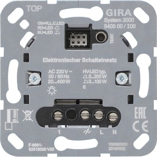 Bild: Gira 540500 elektronischer Schalteinsatz System 3000