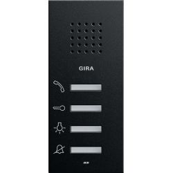 GIRA Audio-Haustelefon 1250005 AP System 55 schwarz