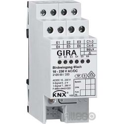 Gira Binäreingang KNX 212600 6fach 10 - 230V AC/DC Gira Binäreingang KNX 212600 