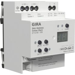 GIRA DALI Gateway Colour 2f REG 211200 KNX Secure