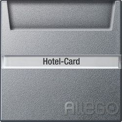 Gira Hotel-Card-Taster alu System55 014026