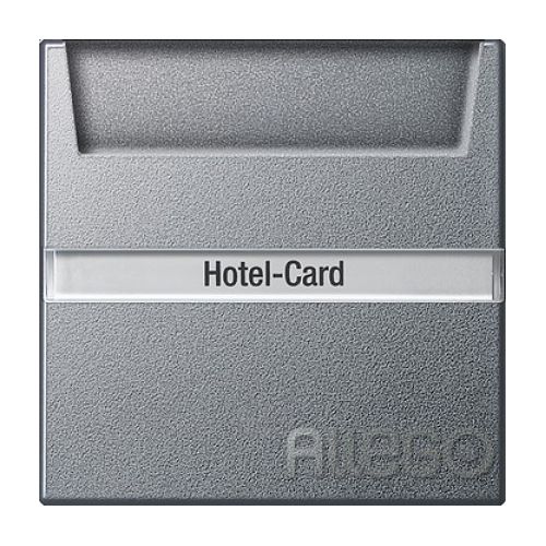 Bild: Gira Hotel-Card-Taster alu System55 014026