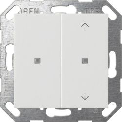 GIRA KNX Taster Wippe 2f rws unbedruckt/Pfeile 517503