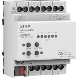 Gira Regler 213900 Heizungsaktor 6f OneKNX REG