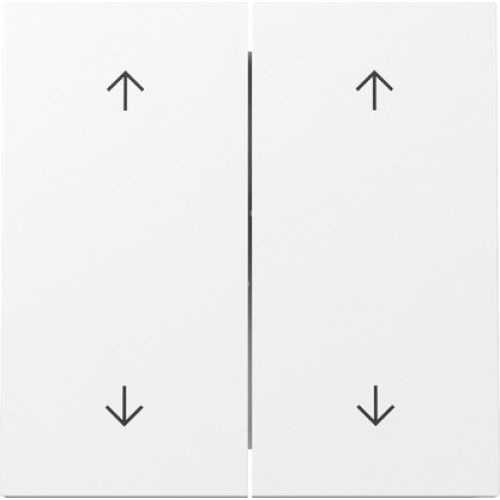 Bild: GIRA Wippe 2f Pfeile Schalter Reinweiß 329770