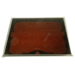 Glaskeramikfläche Edelstahl-Rahmen Edelstahl-Rahmen 00689900