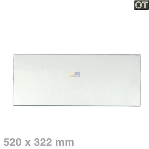 Bild: Glasplatte 520x322mm Electrolux 242629408/4 für Gemüsefach