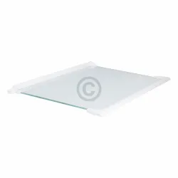Glasplatte oben für Kühlteil Beko 4564180200 450x300mm mit Leisten in
