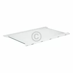 Glasplatte oben für Kühlteil Beko 4617920500 450x300mm mit Leisten in