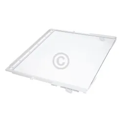 Glasplatte Siemens 00747606 470x400mm in Rahmen für Gemüsefach Kühlschrank