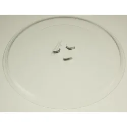 Glasteller für Mikrowelle Midea 12570000001019 Ø24,5cm