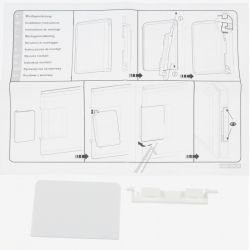Griffplatte Gefrierfach für Kühlschrank Liebherr 959022800 weiß 100x65mm