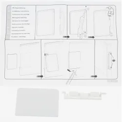 Griffplatte Gefrierfach für Kühlschrank Liebherr 959022800 weiß 100x65mm