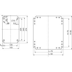 GS Montageplatte 950X550 NSYMM106 NSYMM106