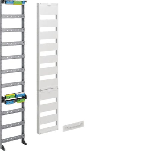 Bild: Hager ZU59KS Verteilerfeld universZ, 1350mm, 9-reihig, 9x12 TE