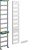 Bild: Hager ZU59KS Verteilerfeld universZ, 1350mm, 9-reihig, 9x12 TE