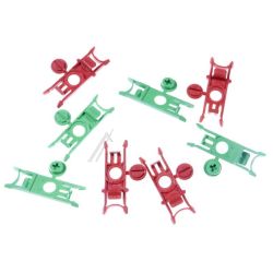 Halterung für Ofen Bosch Siemens 12044445 Designlisene, rot/grün