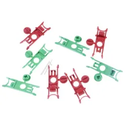 Halterung für Ofen Bosch Siemens 12044445 Designlisene, rot/grün