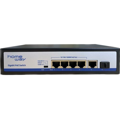 Bild: HomeWay Switch Gigabit PoE  4 Port