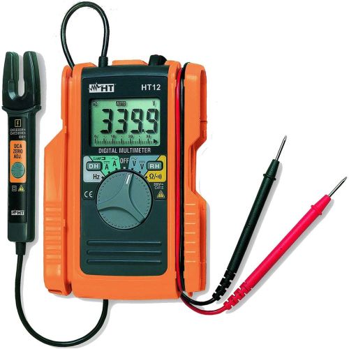 Bild: HT Instruments HT12 Digitalmultimeter mit Gabelstromzange 60A AC/D