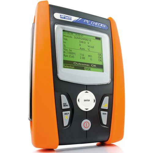 Bild: HT-INSTRUMENTS PV-CHECKs PV-Installationstester 15A 235x165x75mm