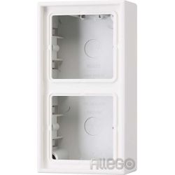Jung AP-Kappe 2-fach sw angeformter Rahmen LS 582 A SW