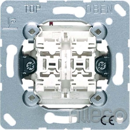 Bild: Jung Doppel-Taster 10AX 250V 2 Wechsler 539 U