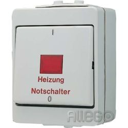 Jung Heizung Notschalter Aus 3-pol. 603 HW