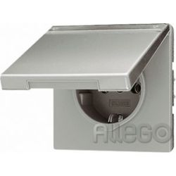 Jung SCHUKO-Steckdose 16A 250V Klappdeckel ES 1520 NAKL