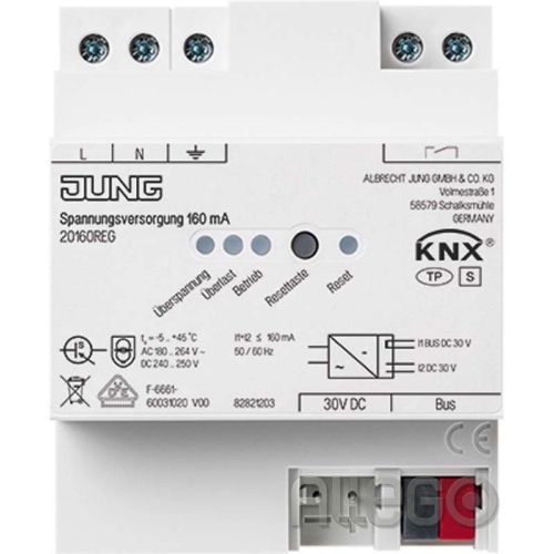 Bild: JUNG Spannungsversorgung 160mA, KNX 20160 REG