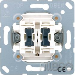 Jung Wipp-Kontrollschalter Serie mit 2 Glimmlp. 505 KOU5
