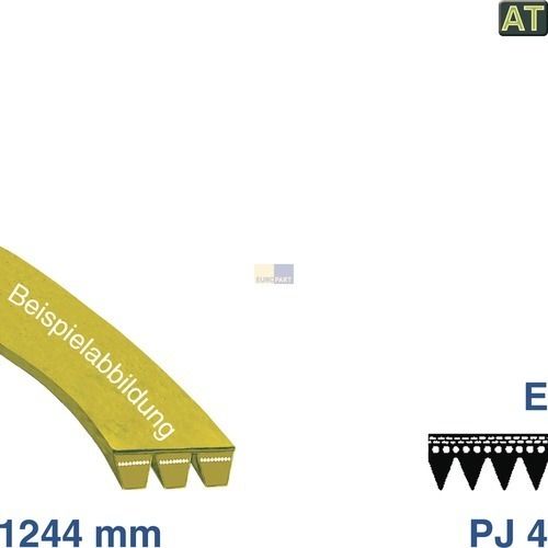 Bild: Keilrippenriemen 1244PJ4E wie Beko 2816750100 für Waschmaschine