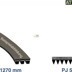 Keilrippenriemen 1270PJ5 wie ARISTON C00027206 für Waschmaschine Waschtrockner