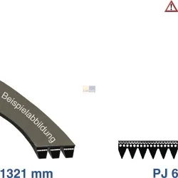 Keilrippenriemen 1321 PJ 6 hochspannungsgeprüft für Miele 4693121