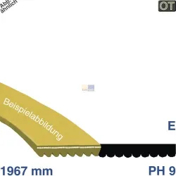 Keilrippenriemen Beko 2953240200 1967PH9E ELASTISCH für Trockner
