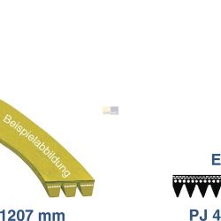 Keilrippenriemen Whirlpool 481235818204 1207PJ4E ELASTISCH für Waschmaschine