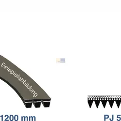 Keilrippenriemen wie Electrolux 678122399/2 1200PJ5 für Waschmaschine