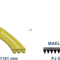 Keilrippenriemen wie Siemens 00351834 1161PJ5E elastisch für Waschmaschine