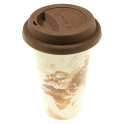 Keramikbecher 300ml für DeLonghi Kaffeemaschine 5513281031 doppelwandig