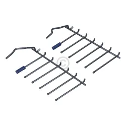 Klappstachel Set für Unterkorb, vorne, rechts, dunkelgrau 12034722