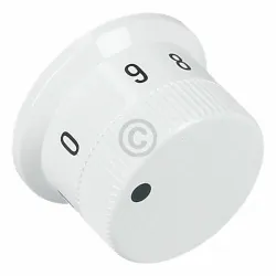 Knebel für Kochstelle Siemens 00422904 Einkreis Drehgriff weiß für Herd